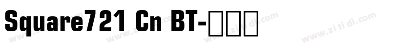 Square721 Cn BT字体转换